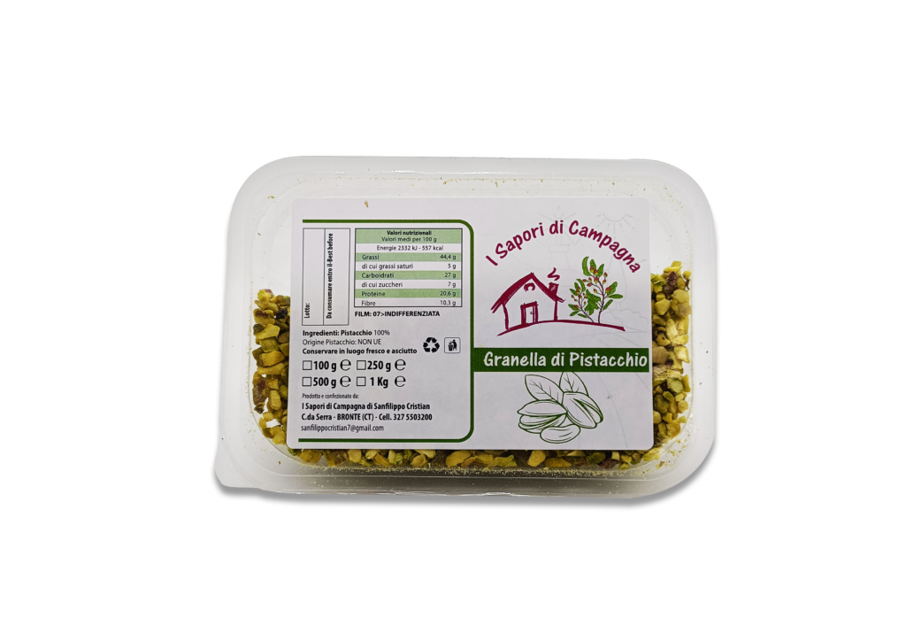 granella di pistacchio_ vaschetta 100g